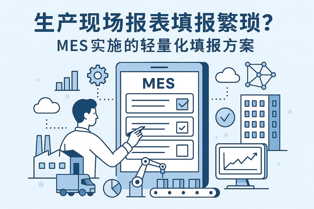 生产现场报表填报繁琐？MES 实施的轻量化填报方案
